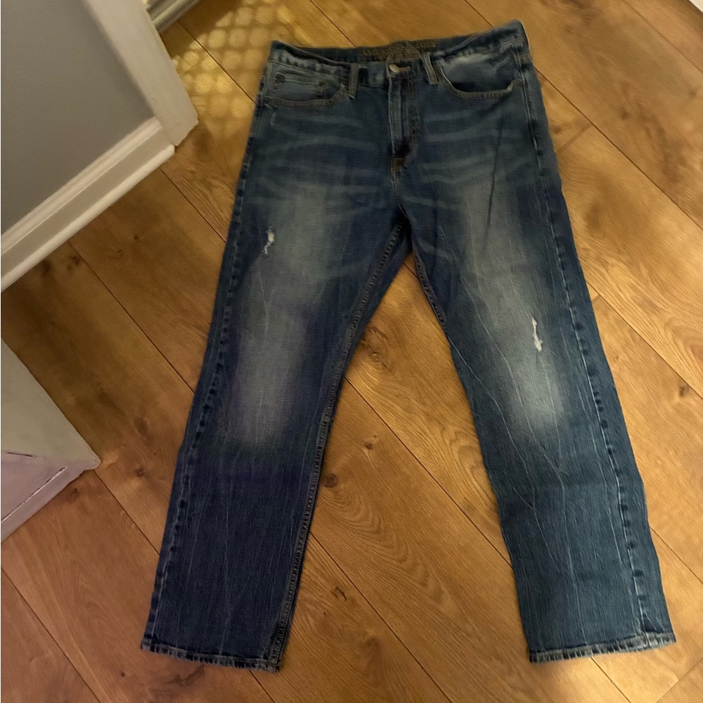 American Eagle Outfitters Denim Straight Jeans- size 32 x 30.